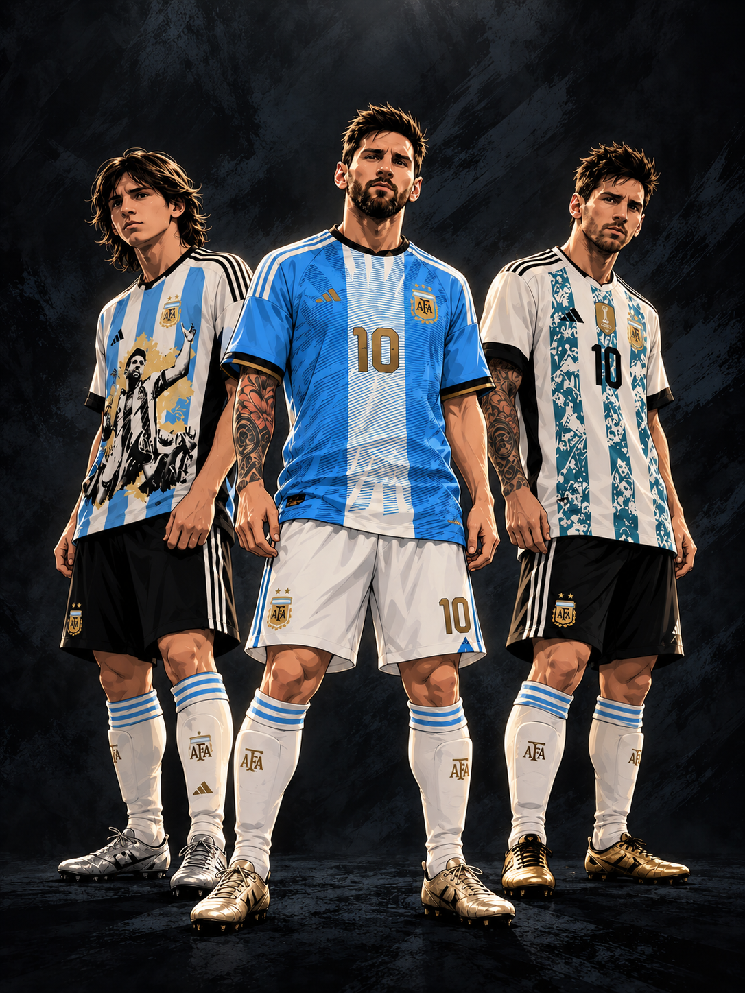 Argentina Messi #10 World Cup Special Edition Jersey | The Last Dance | Sublimation | Kit Culture