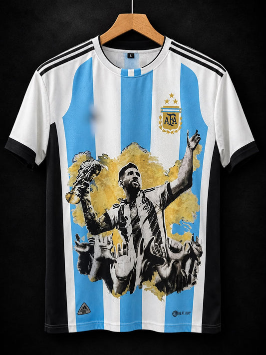 Argentina Messi #10 World Cup Special Edition Jersey | The Last Dance | Sublimation | Kit Culture