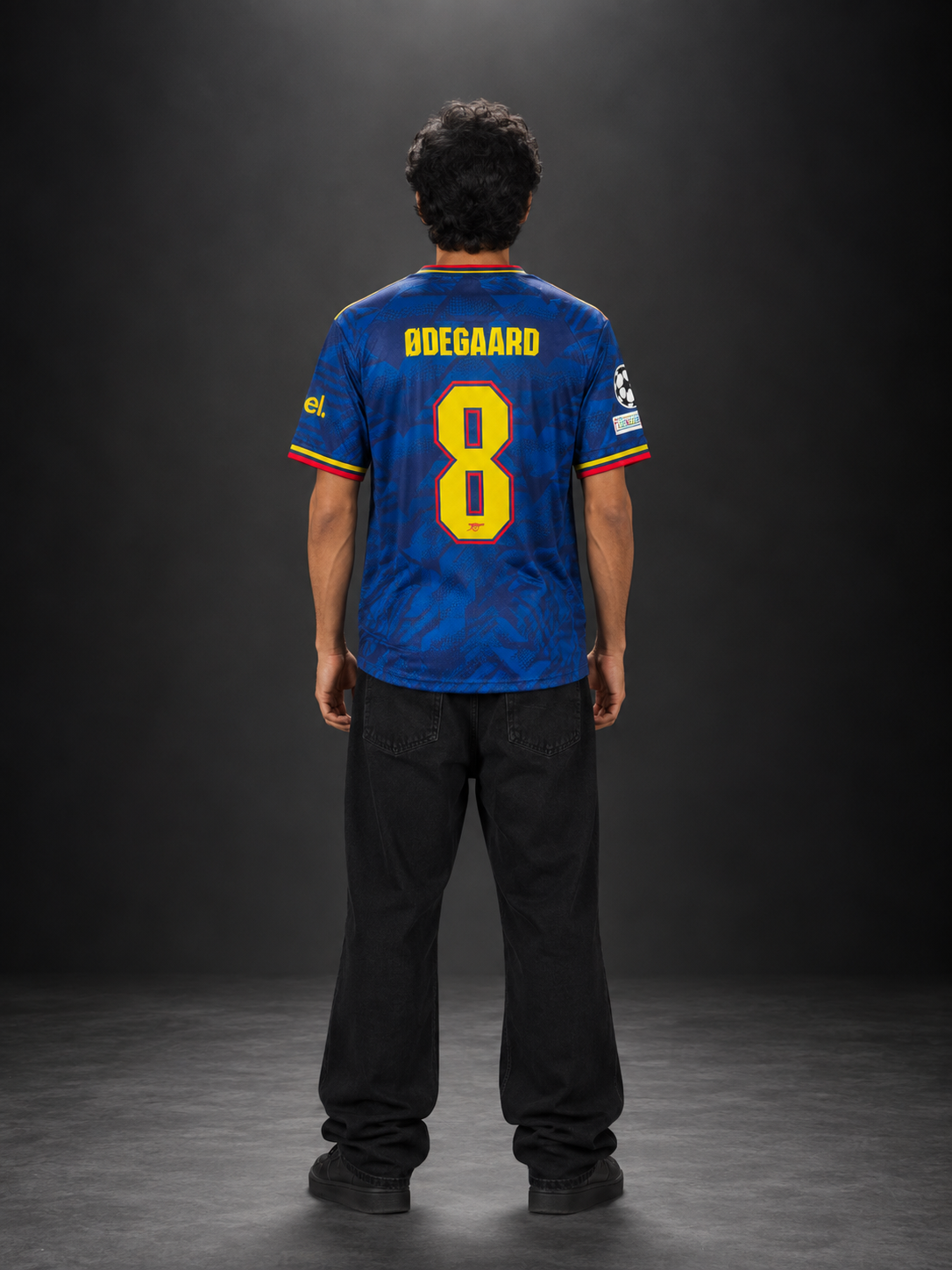 Arsenal Ødegaard #8 Blue Football Jersey | Embroidery Jersey | Kit Culture