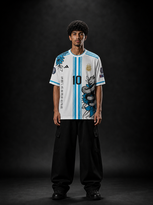 Lionel Messi Argentina #10 Jersey – Dragon kit | Sublimation | Kit Culture