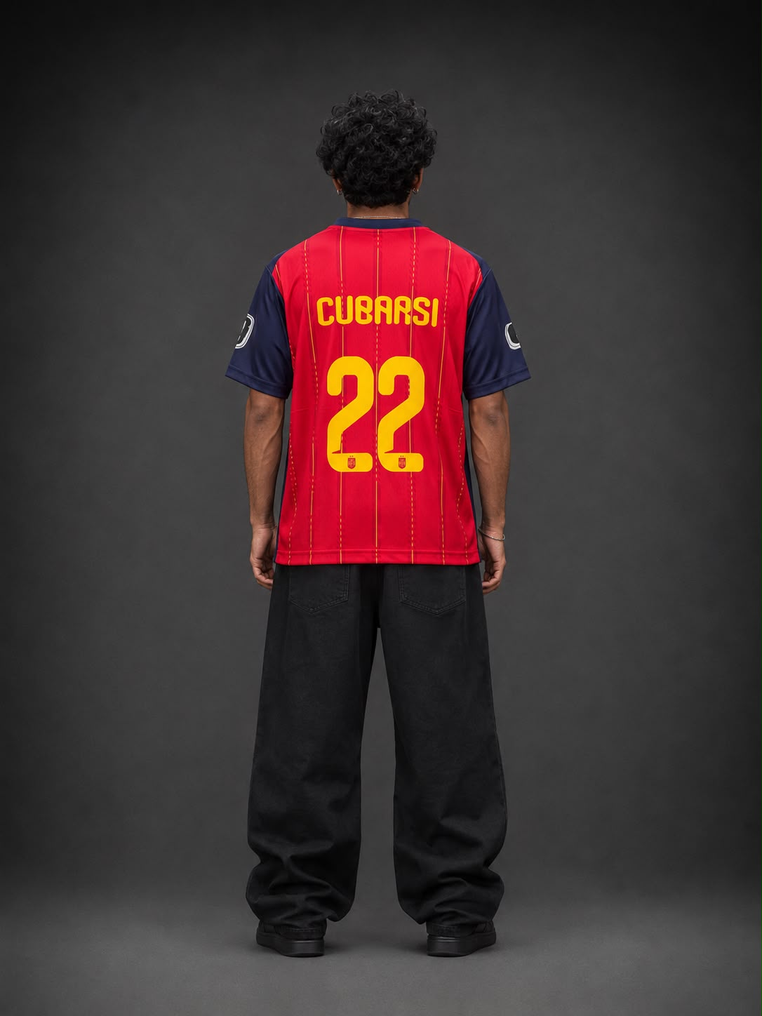 Spain Home Jersey 2025/26 #22 Cubarsi | Sublimation Football Jersey | World Cup | Kit Culture