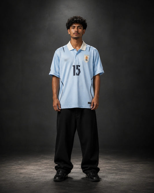 F. Valverde #15 Uruguay 2025/26 Football Jersey | Sublimation | Collar | Kit Culture