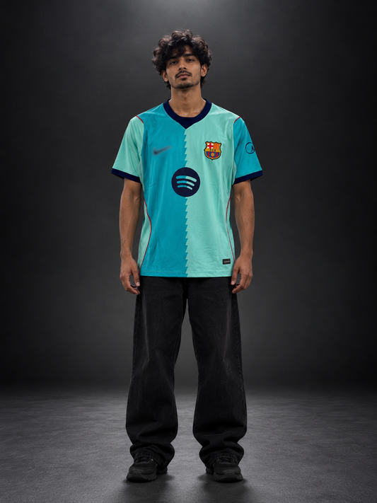 FC Barcelona Away 2026/27 | Turquoise Fan Edition Jersey | Kit Culture