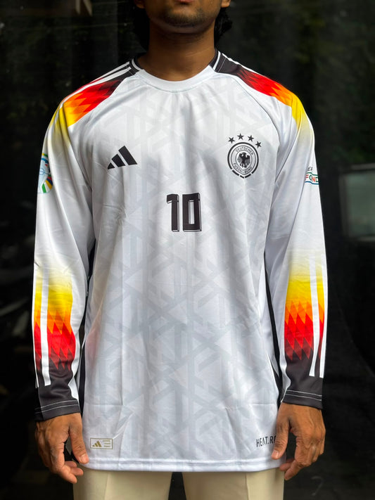 Germany 2026 Home Long Sleeve Jersey – Musiala #10 | Full Sleeve Football Jersey | Kit Culture