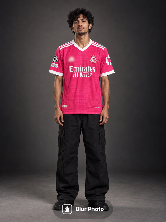 Real Madrid 2026/27 Pink Bellingham #5 Football Jersey | Embroidery | Kit Culture