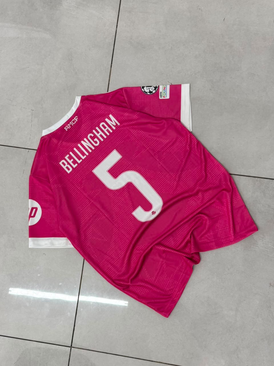 Real Madrid 2026/27 Pink Bellingham #5 Football Jersey | Sublimation | Kit Culture