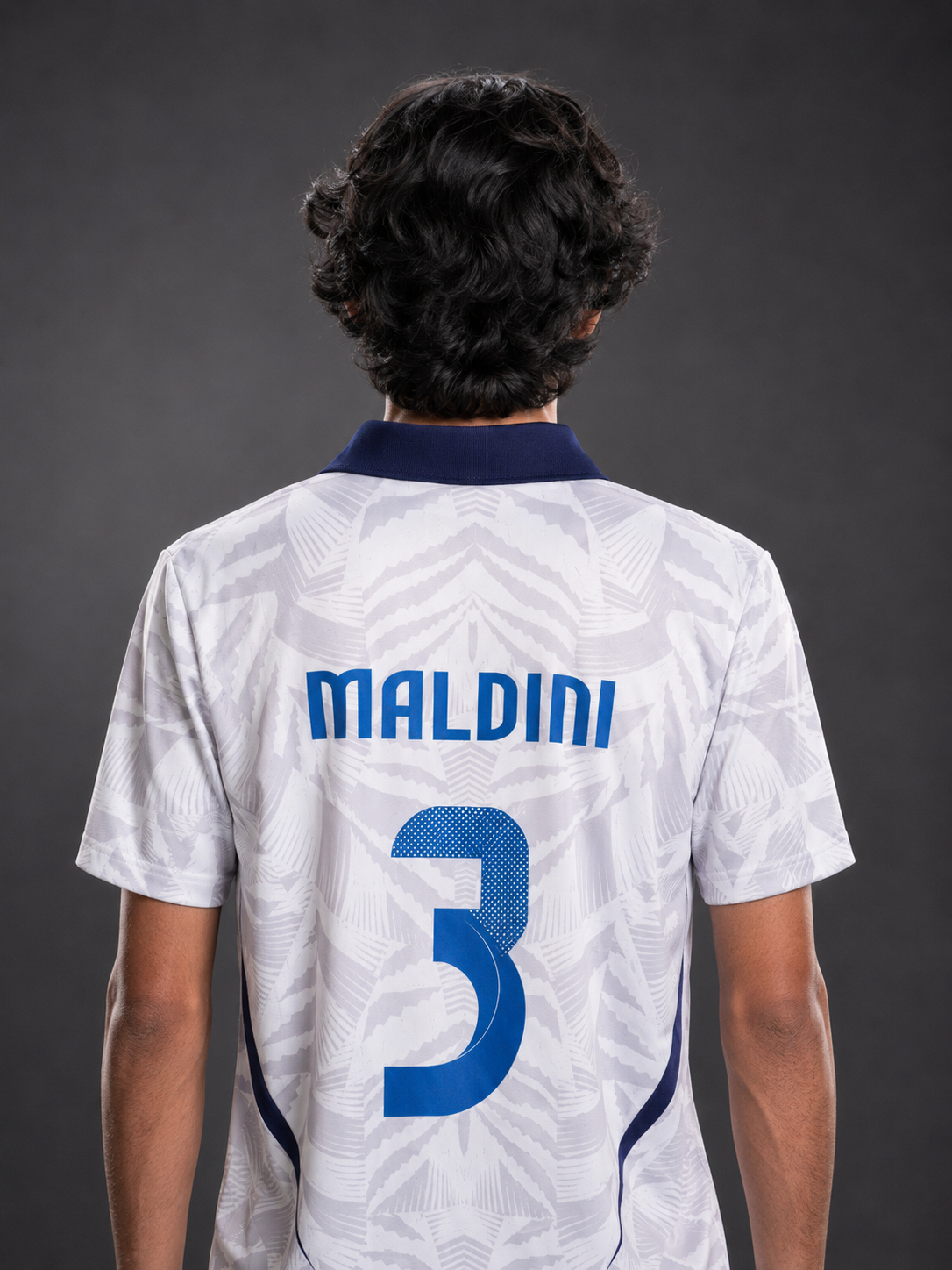 Italy Retro Jersey – Maldini #3 | Collar Football Shirt | Kit Culture