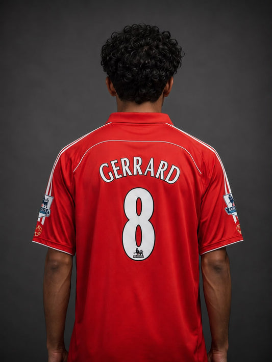 Liverpool 2006-07 Home Jersey – Steven Gerrard #8 | Retro Oversize | Kit Culture