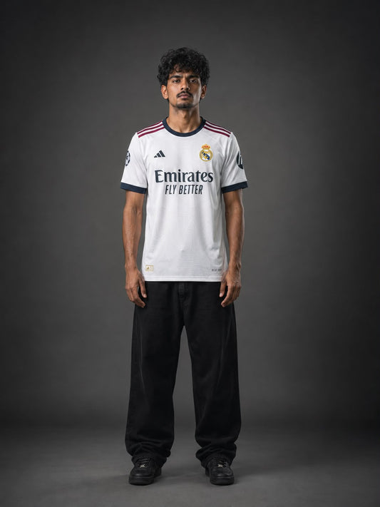 Real Madrid 2026/27 Home Jersey – Vini Jr. #7 | Sublimation Football Jersey | Kit Culture