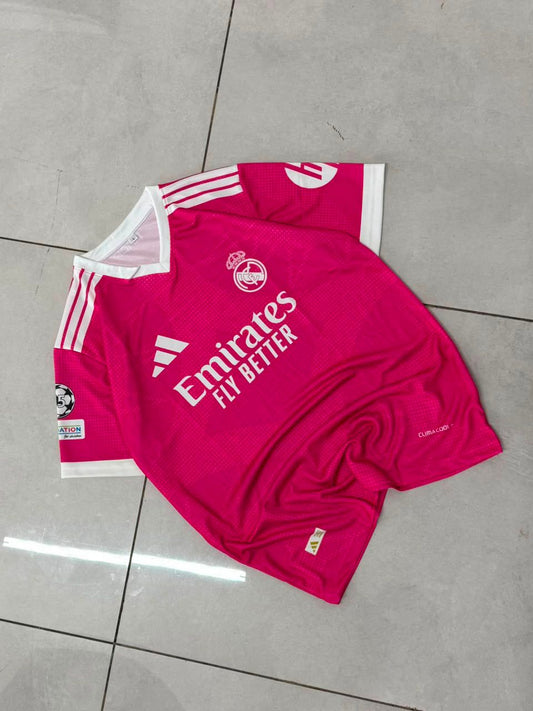 Real Madrid 2026/27 Pink Bellingham #5 Football Jersey | Sublimation | Kit Culture