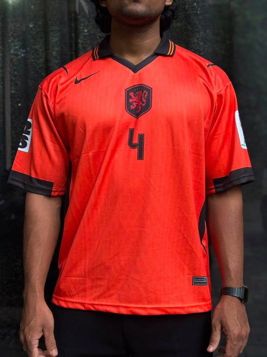 Virgil Van Dijk #04 Netherlands World Cup football jersey| Sublimation| Oversize|
