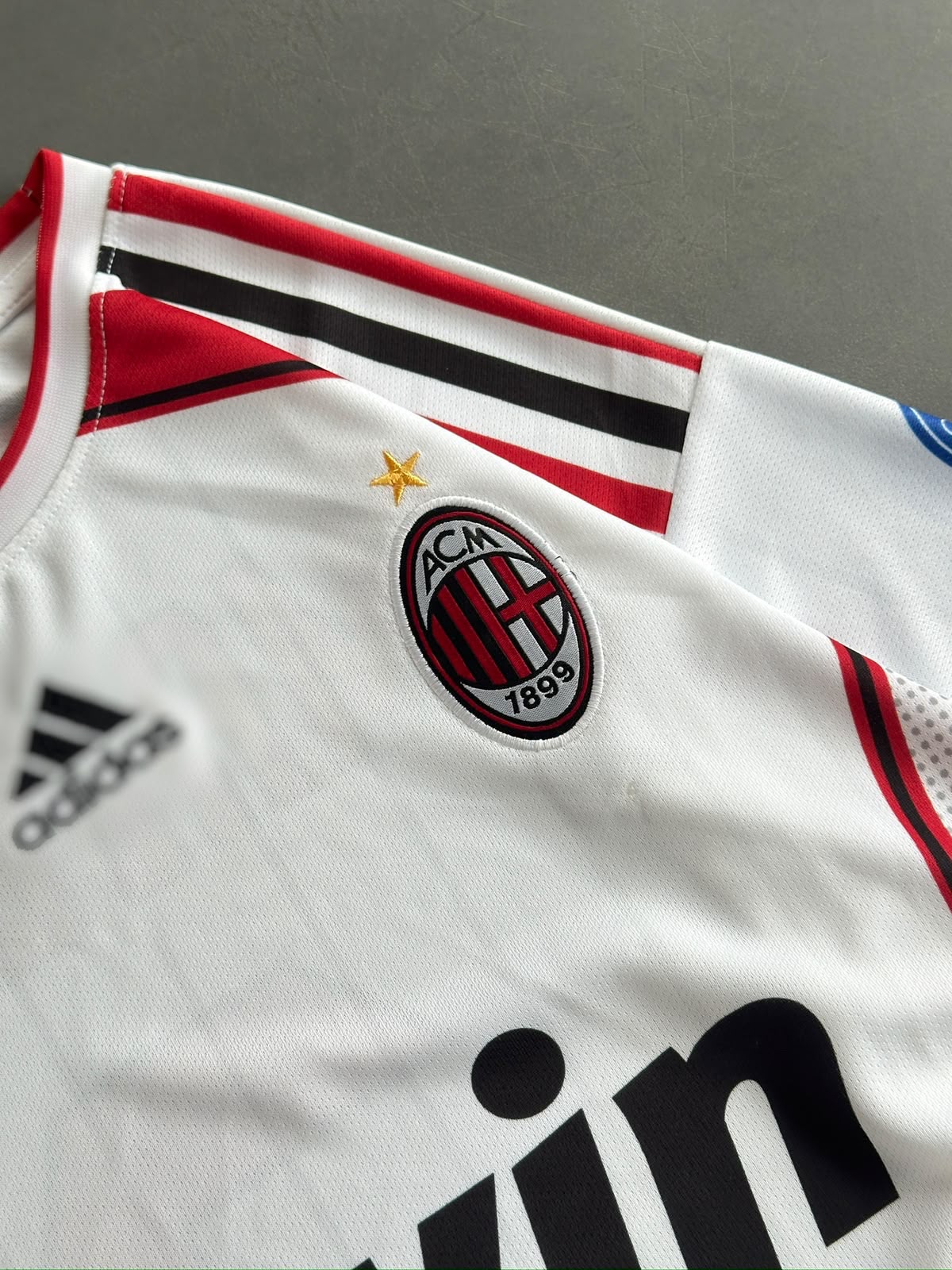 AC Milan Maldini 3 Retro White Jersey | Embroidery | Kit Culture