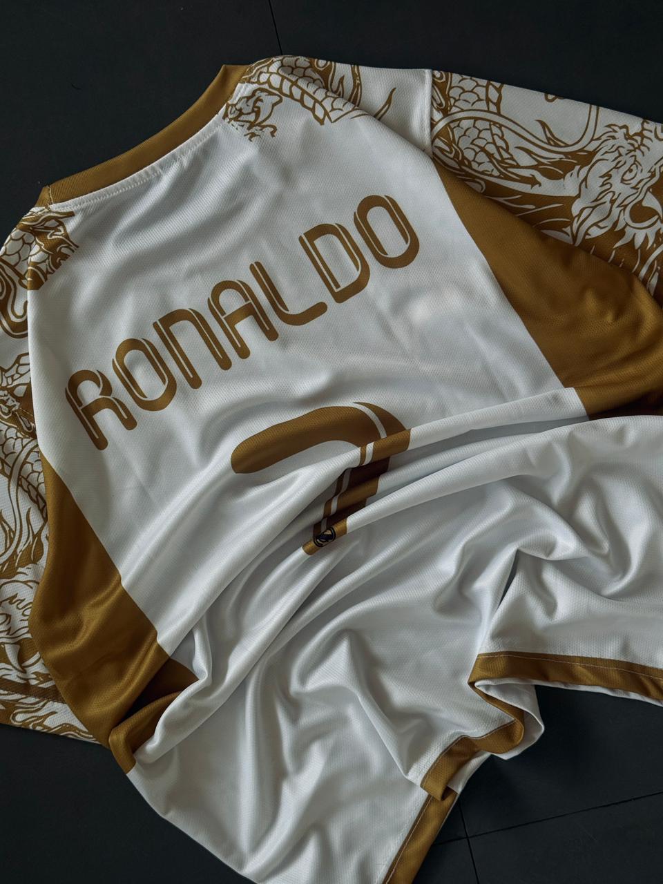 Real Madrid Ronaldo 7 Gold Edition Jersey – Sublimation | Kit Culture