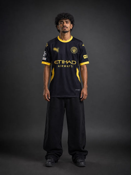 Cherki #10 Manchester City Away football Jersey | Sublimation | Kit Culture