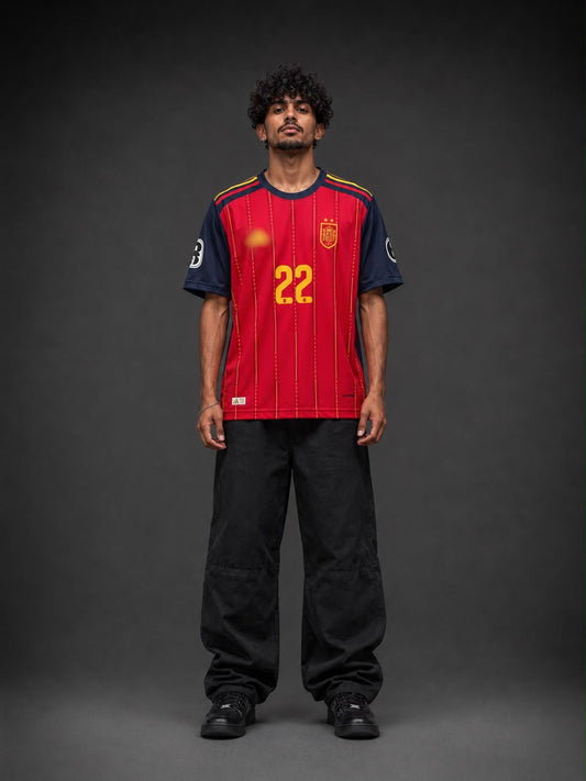 Spain Home Jersey 2025/26 #22 Cubarsi | Sublimation Football Jersey | World Cup | Kit Culture
