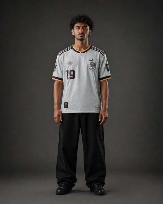 Lamine Yamal #19 Spain Away Jersey 2026 - Embroidered Logo | Kit Culture