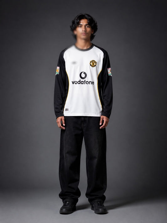 Manchester United 2002-04 Away Long Sleeve Jersey – Beckham #7 | Retro Football Shirt | Kit Culture