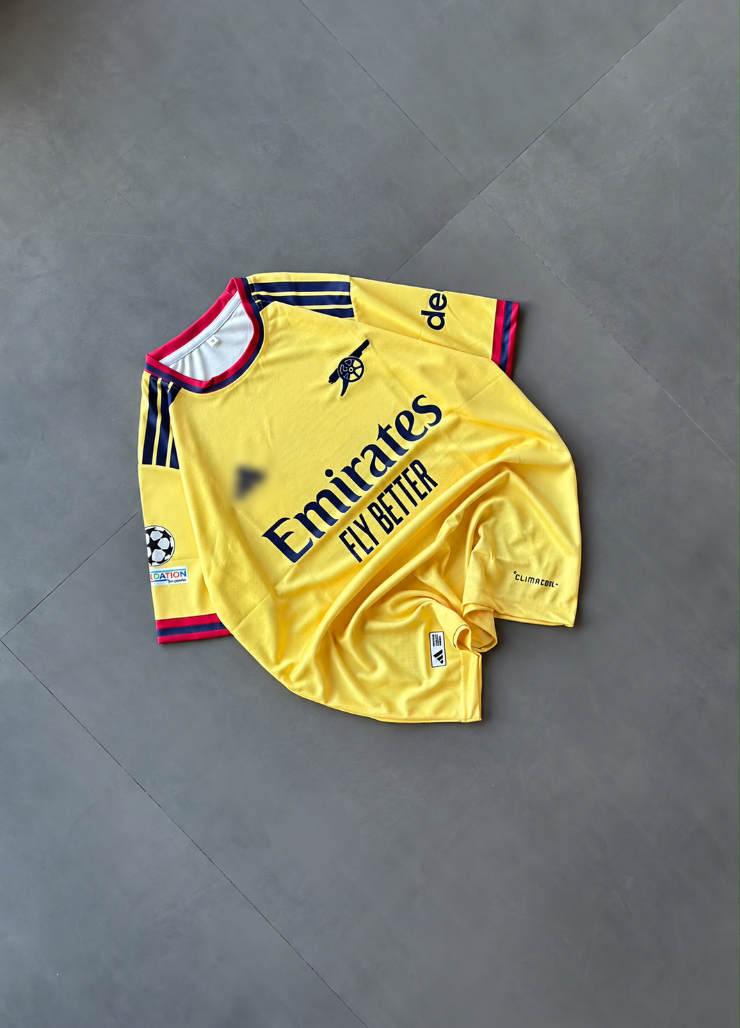 Arsenal Ødegaard #8 Yellow Away Jersey | Embroidered Jersey | Kit Culture
