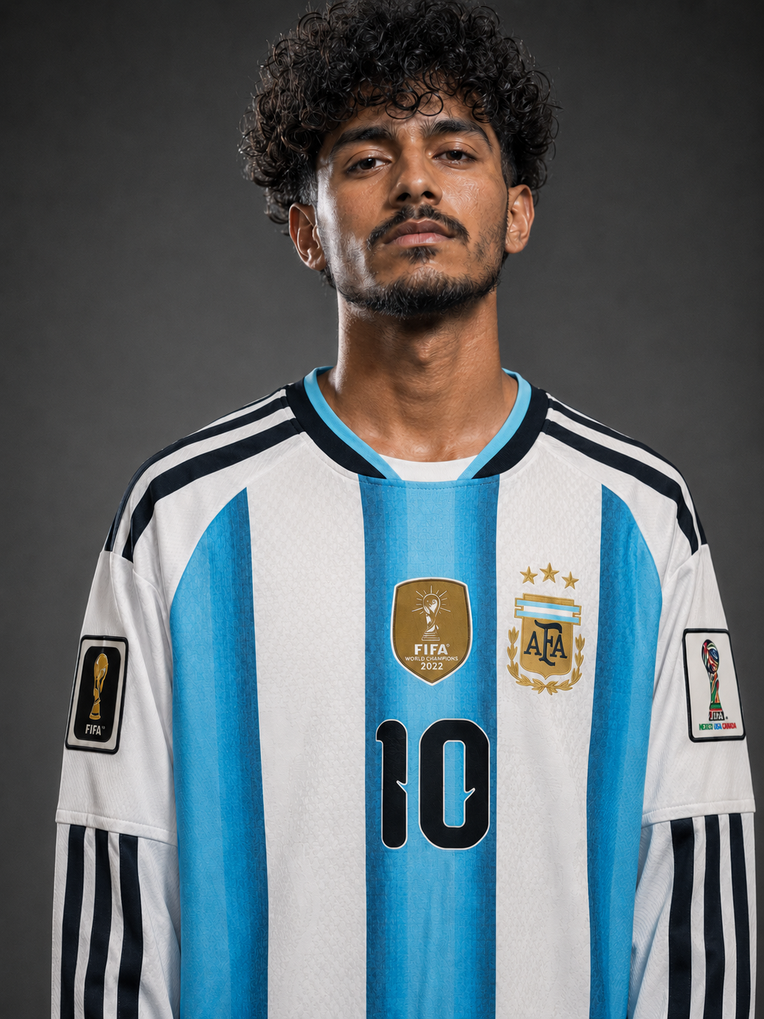 Argentina Messi 10 Home Jersey 2026 – Full Sleeve - Player Edition - Kit Culture