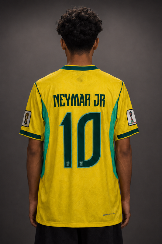 Brazil Neymar Jr #10 2026 Home Jersey – Player Edition - Kit Culture
