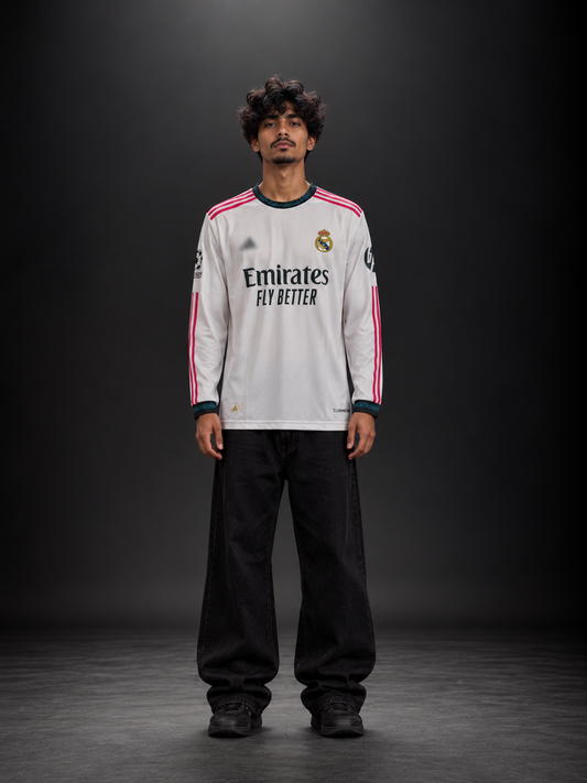 Real Madrid Mbappé #10 | Full Sleeve Home Jersey | Kit Culture