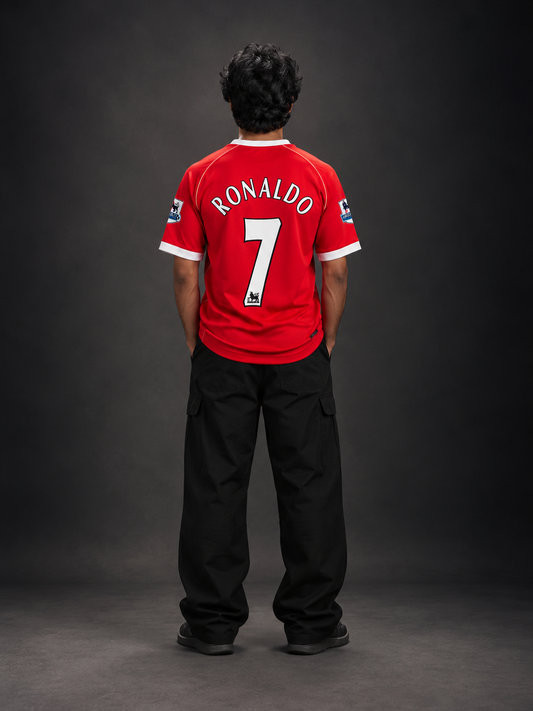 Manchester United 2008 Retro Ronaldo #7 Jersey – Red Home Kit | Embroidery| Kit Culture