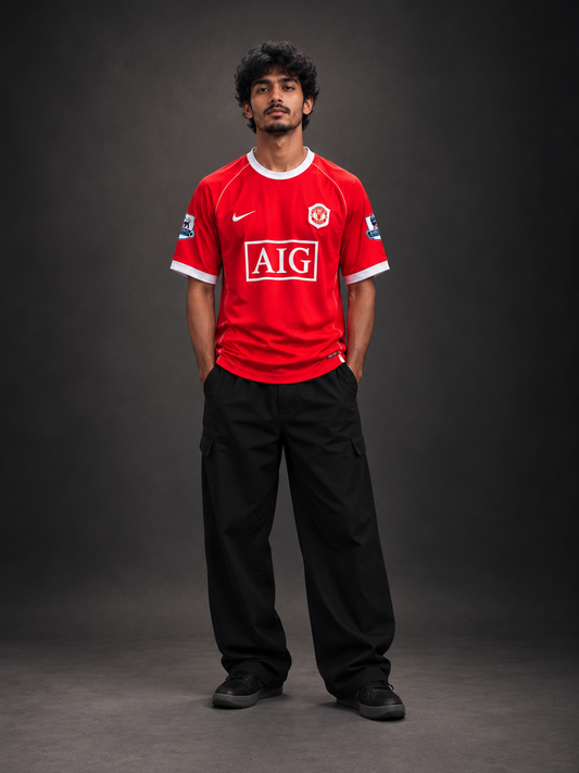Manchester United 2008 Retro Ronaldo #7 Jersey – Red Home Kit | Embroidery| Kit Culture