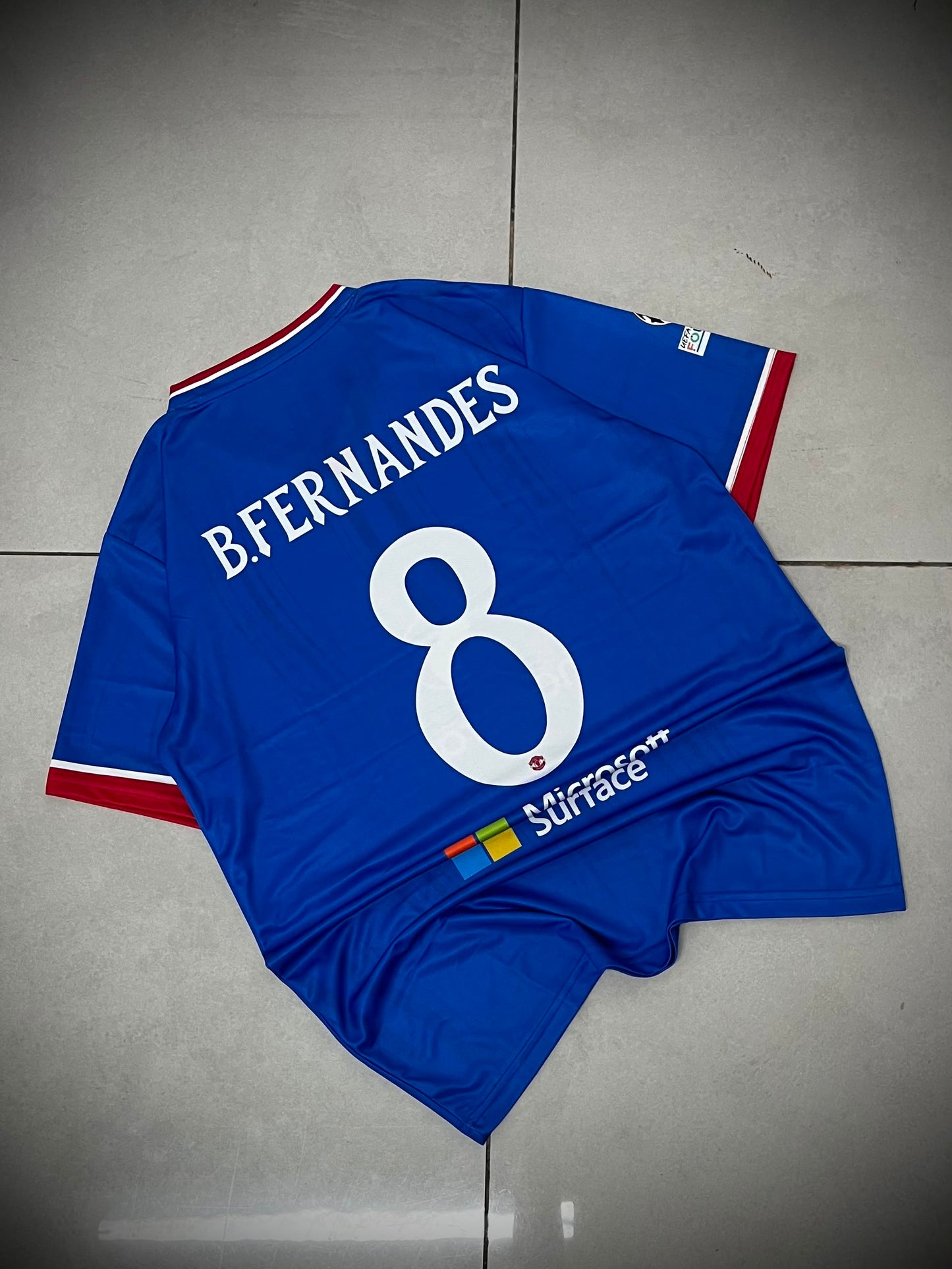 Manchester United Bruno Fernandes #8 | Blue Away Jersey 2026/27 | Sublimation | Kit Culture