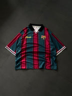 Barcelona Retro Striped Jersey – Cruyff 9 Classic Edition | Vintage oversize Football Shirt| Kit Culture
