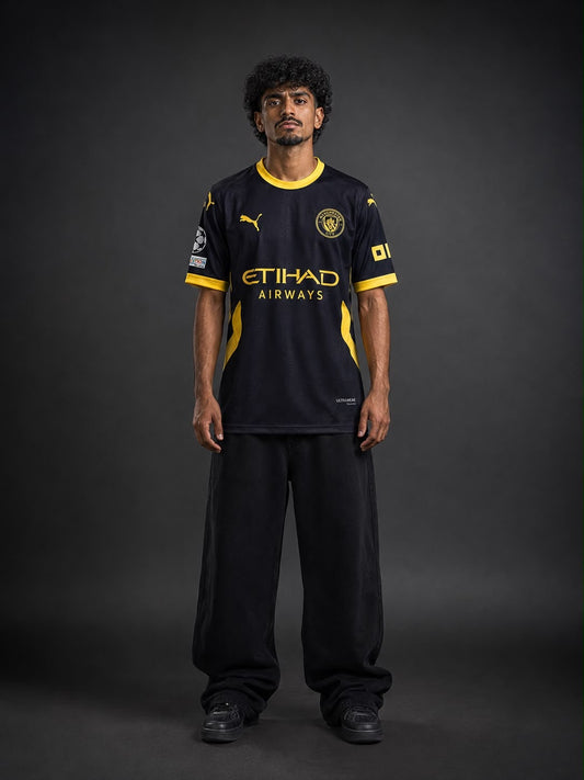 Cherki #10 Manchester City Away football Jersey | Sublimation | Kit Culture
