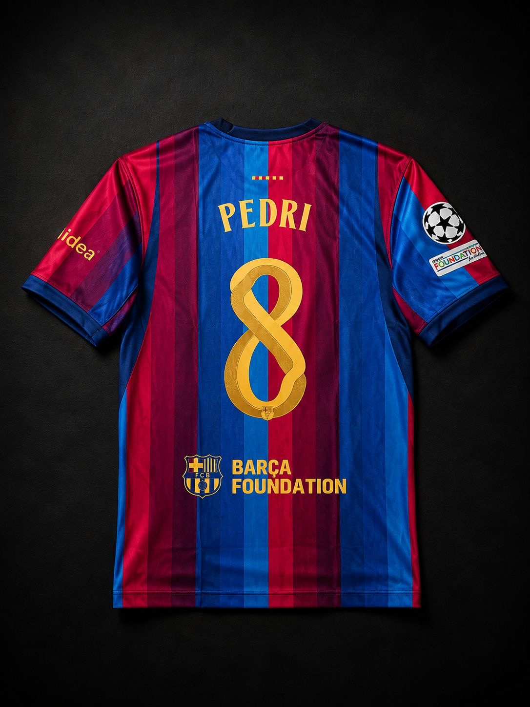 FC Barcelona Pedri #8 Football Jersey | Home Kit | Sublimation | Kit Culture