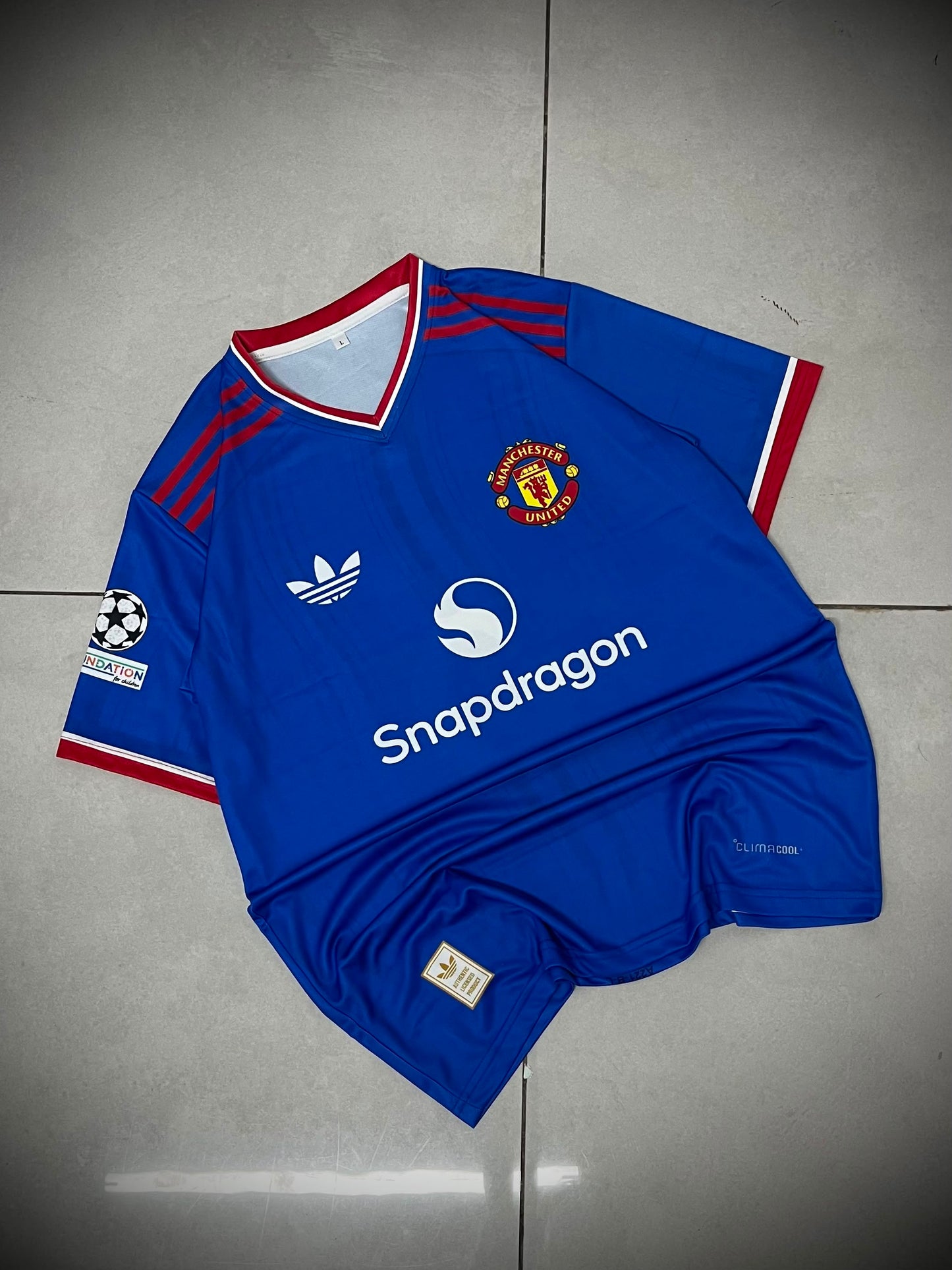 Manchester United Bruno Fernandes #8 | Blue Away Jersey 2026/27 | Sublimation | Kit Culture