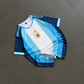 Argentina Messi #10 Retro Blue & White Jersey | Embroidery | Kit Culture