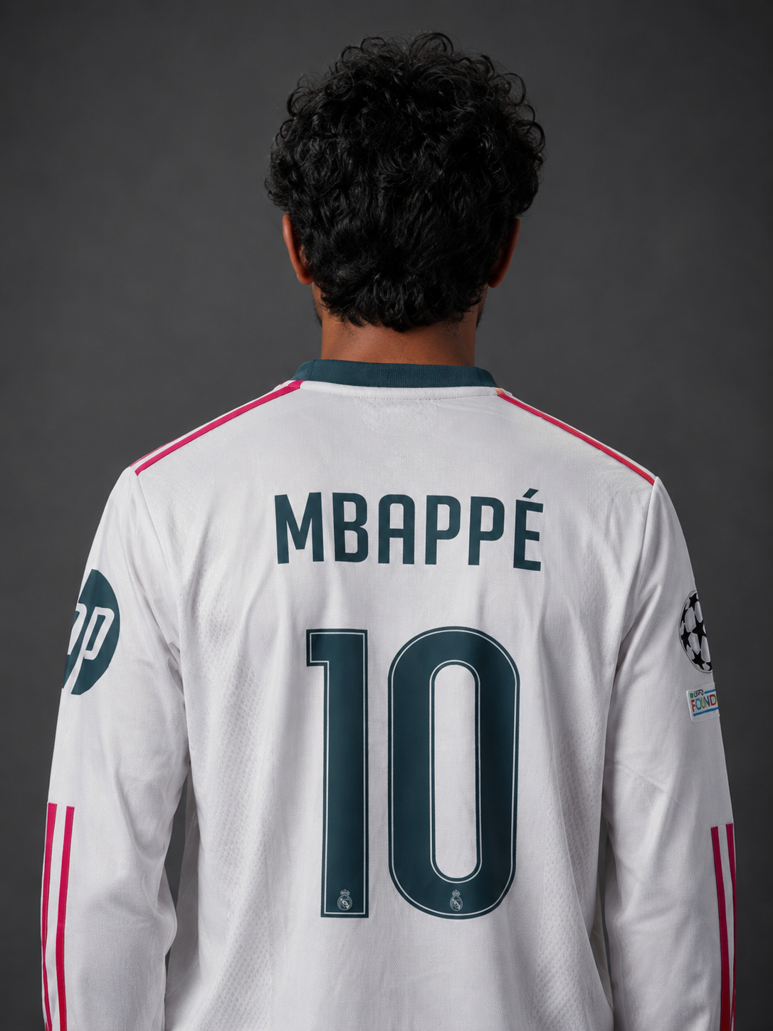 Real Madrid Mbappé 2024–25 Jersey – White Long Sleeve #10 Football Shirt - Embroidery - Kit Culture