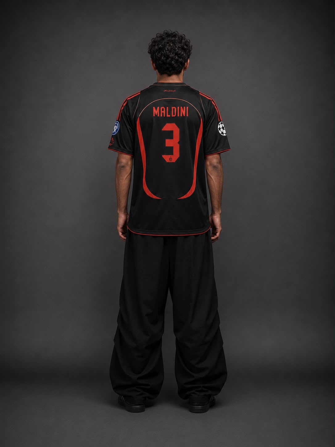 AC Milan 2007-08 Third Jersey – Paolo Maldini #3 | Retro Sublimation | Kit Culture