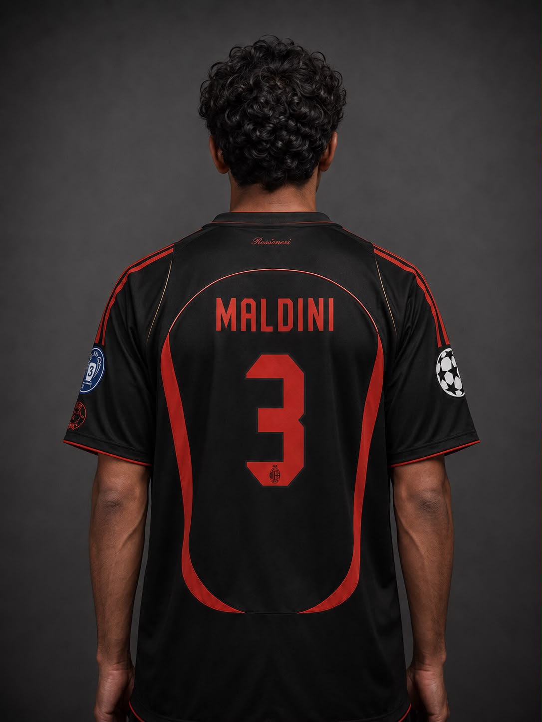 AC Milan 2007-08 Third Jersey – Paolo Maldini #3 | Retro Sublimation | Kit Culture