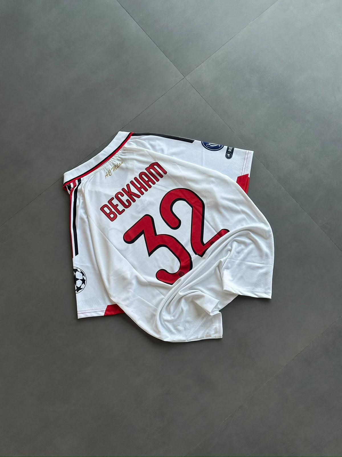 AC Milan David Beckham #32 Retro Away Jersey | Embroidery | Kit Culture