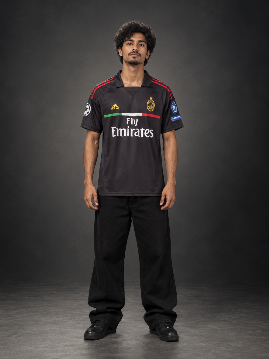 AC Milan Ibrahimović #11 Retro Football Jersey 2011/12 Away | Embroidery | Kit Culture