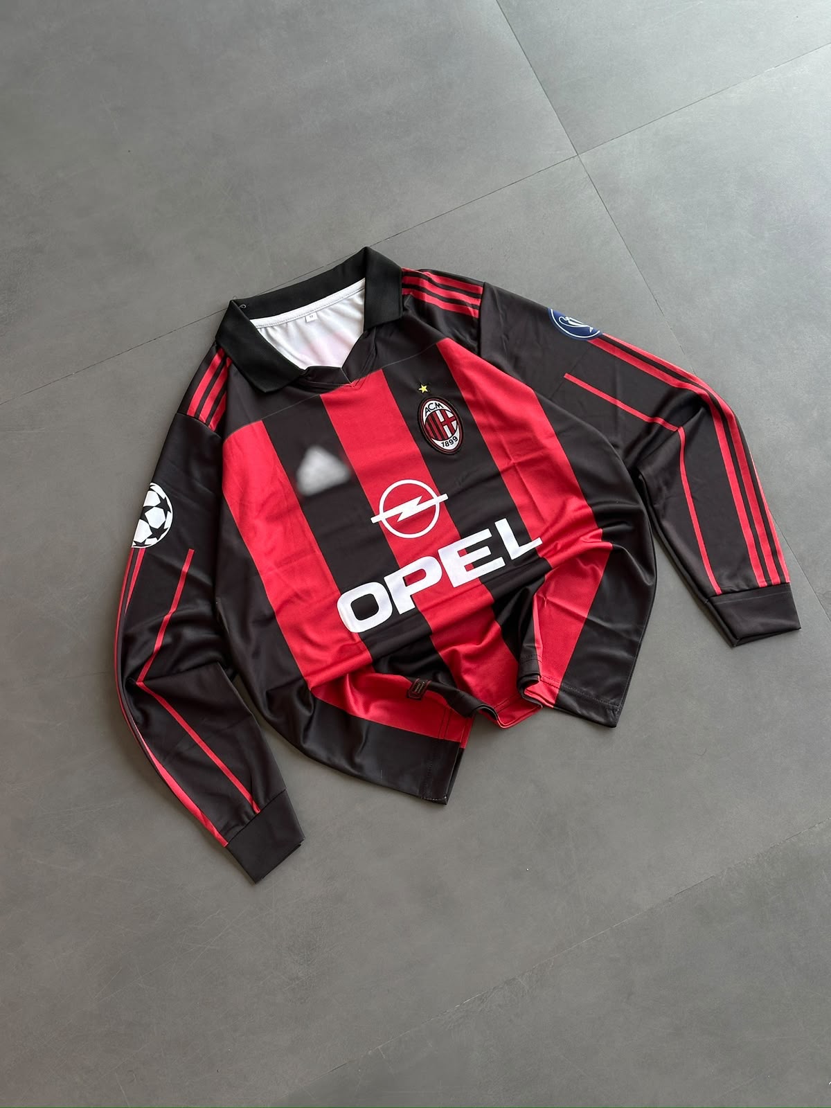 AC Milan Paolo Maldini #3 Full Sleeve Retro Home Jersey | Embroidery | Kit Culture