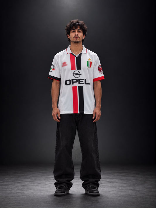 AC Milan Roberto Baggio #18 Retro Away Jersey | Embroidery | Kit Culture