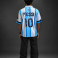 Argentina Special Edition Home Jersey #10 Messi – Sublimation Football Fan Jersey | Kit Culture