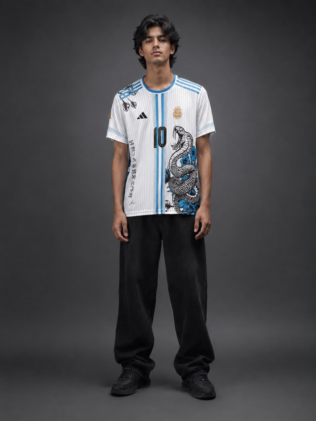 Argentina Dragon Edition Jersey – Messi #10 | Limited Edition | Embroidered | Kit Culture