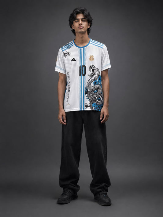 Argentina Dragon Edition Jersey – Messi #10 | Limited Edition | Embroidered | Kit Culture