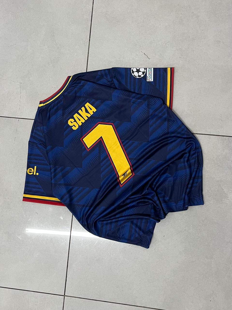 Arsenal 2026/27 Away Jersey – Saka #7 Football Kit | Embroidered