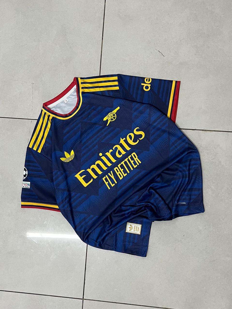 Arsenal 2026/27 Away Jersey – Saka #7 Football Kit | Embroidered | Kit Culture