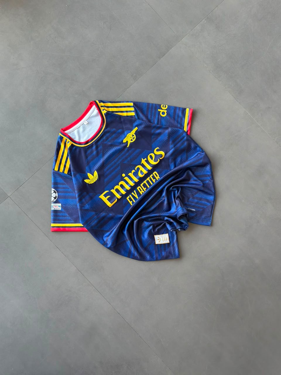 Arsenal Ødegaard #8 Blue Football Jersey | Embroidery Jersey | Kit Culture