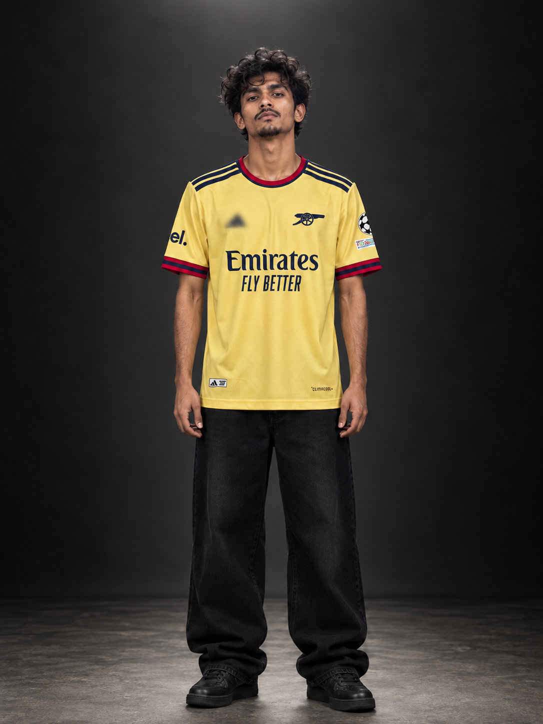 Arsenal Ødegaard #8 Yellow Away Jersey | Embroidered Jersey | Kit Culture