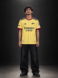 Arsenal Ødegaard #8 Yellow Away Jersey | Embroidered Jersey | Kit Culture