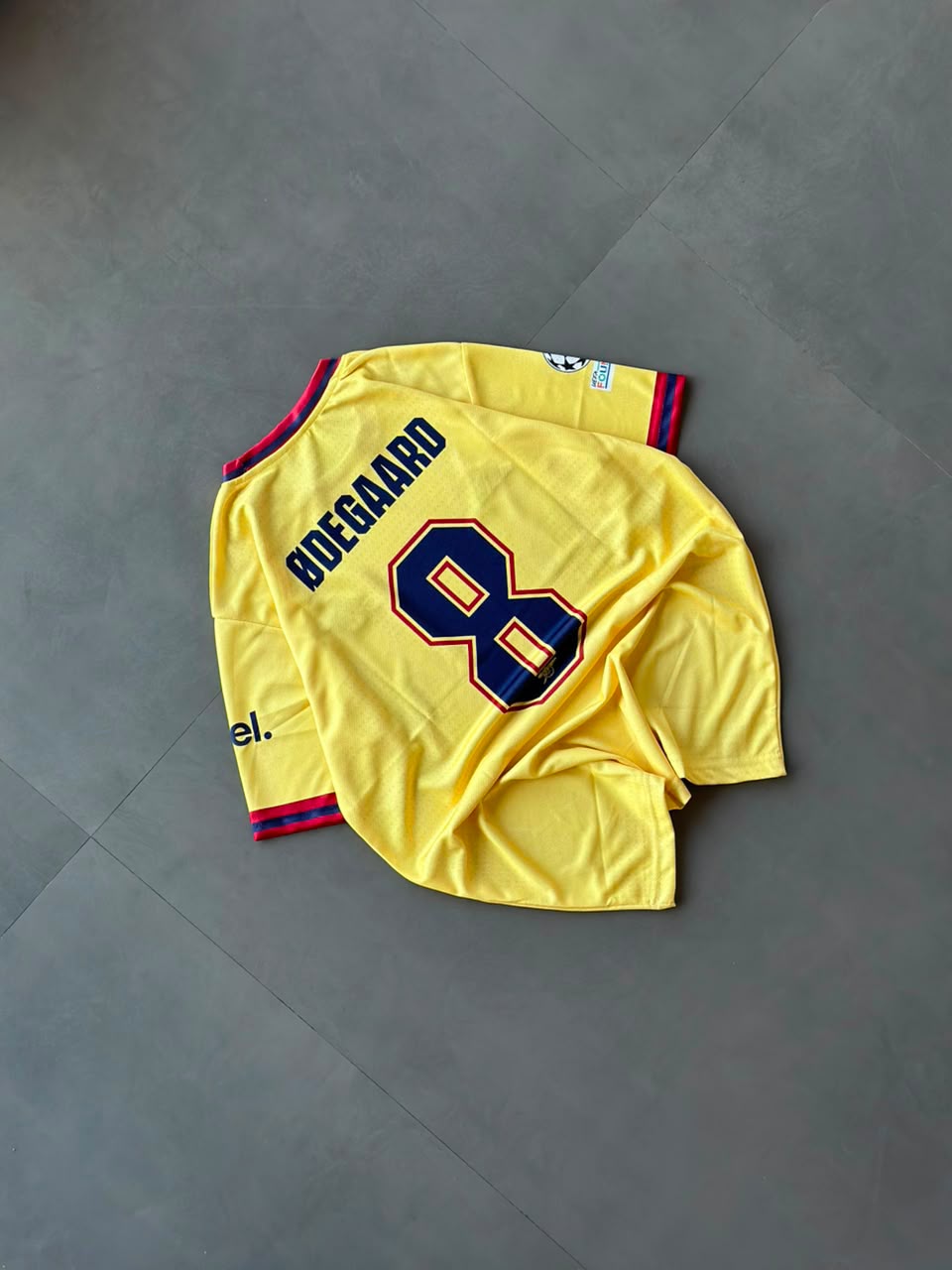 Arsenal Ødegaard #8 Yellow Away Jersey | Embroidered Jersey | Kit Culture