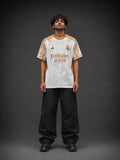 Real Home Jersey Ronaldo #7 Embroidered Edition | Special Golden Football Jersey | Kit Culture